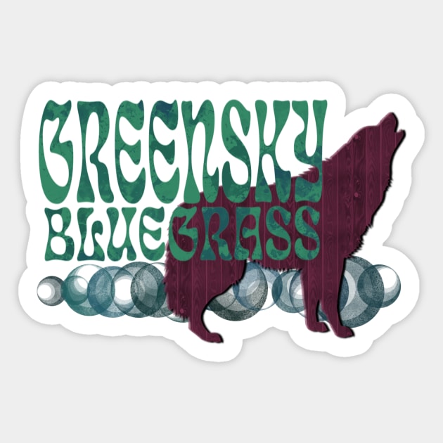 GREENSKY BLUEGRASS Sticker by Trigger413